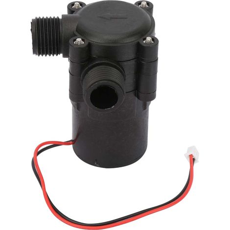 Générateur miniature de micro-centrale hydroélectrique à courant continu pour conduite d'eau. (1/5)