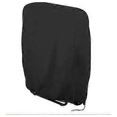 Housse de protection noire pour chaise longue pliante, housse de chaise longue de jardin anti-poussière, imperméable et anti-UV, housse de détente de jardin en tissu Oxford 190D pour chaise longue (1/5)
