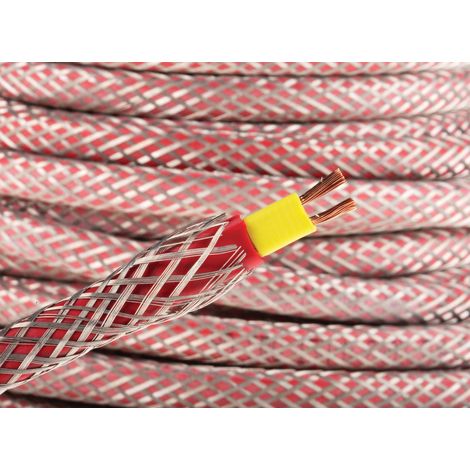 Rs Pro – Bobine de ruban chauffant 20m – Puissance constante 15W/m – Température de fonctionnement -60 à +200°C – Câble circuit parallèle
