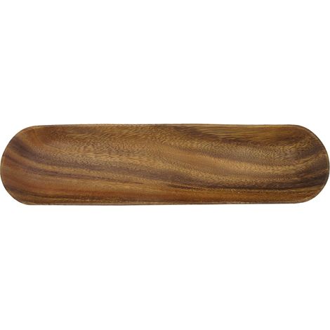 Signes Grimalt Vassoio ovale per utensili  Vassoio ovale marrone - 3x41x11 cm