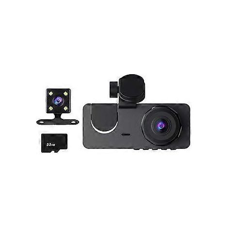 HD 1080P Dashcam mit 3 Objektiven, Front- und Rückkamera, kabellos verbundener Autokamera und DVR-Funktion (1/5)