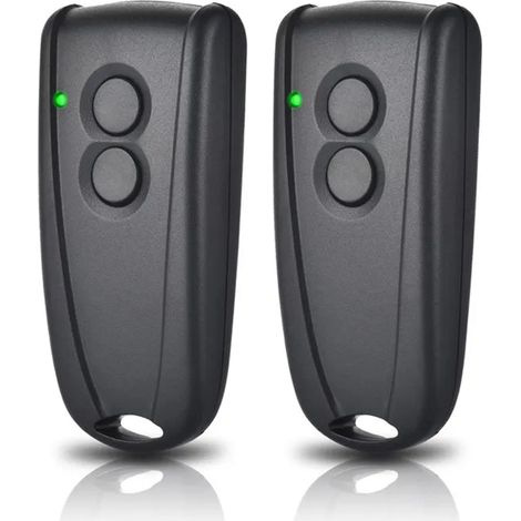 Télécommande d'Ouvre-Porte de Garage- RSC2/RSE2 - 433,92 MHz - Lot de 2 - Programmation à 2 boutons (1/5)