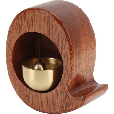 Cloche de magasin en bois antique pour porte, carillon mural décoratif en forme de baleine, sonnette suspendue pour réfrigérateur, lot de 1 (1/5)