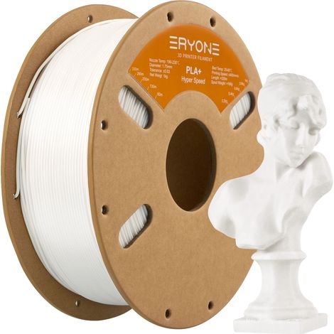 Filamento per stampa 3D, diametro 1,75 mm, materiale PLA di alta qualità, HS PLA Plus - Avorio (1/2)