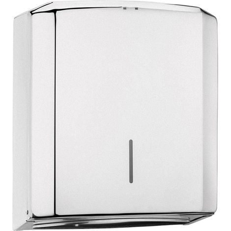 COSMIC Paper Towel Dispenser, Glossy Stainless Steel, Architect Collection (1/5)