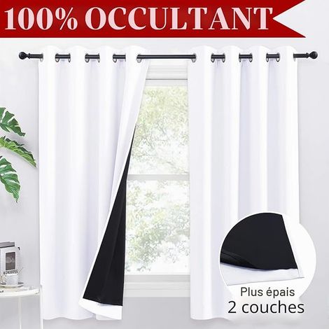 Panels Linen Semi-Trans Eyelet Curtains 140 x 245 cm Brown (1/4)