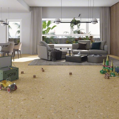 Carrelage effet pierre PANGEA JANTY 60x60cm Marron clair - Naturel - boîte de 1.44 m2 60x60 cm Marron clair - Naturel - boîte de 1.44 m2 (1/2)