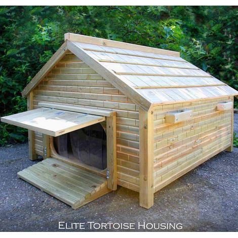 Buttercup Tortoise Manor - Solid Thick Marine Grade Ply - L100 x W120 x H80 cm