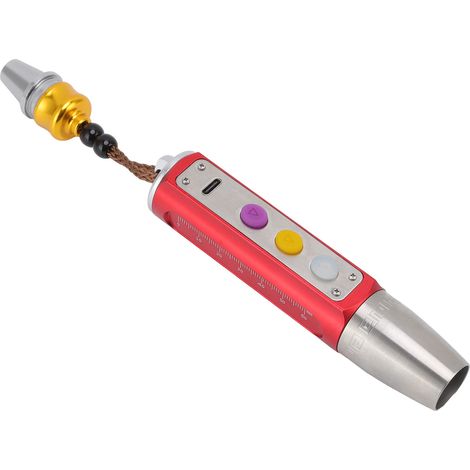 3-farbige UV-Taschenlampe zur Identifizierung von Jade, Schmuck und Banknoten, USB-aufladbar, Aluminiumgehäuse, leistungsstarkes, helles Licht, mit eingebautem Akku (JY-36C) (1/5)