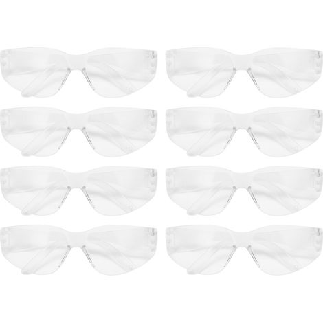 Lunettes de protection : anti-poussière, anti-vent, anti-sable, transparentes, résistantes aux chocs, anti-éclaboussures. (1/5)