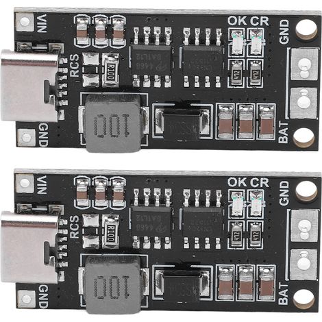 2pcs Battery Charger Module 4S Type C To 16.8V Boost Lithium Battery Charger Board for Battery Charger 1A (1/5)