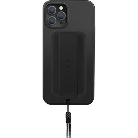 UNIQ Heldro iPhone 12 Pro Max 6,7" Hülle Schwarz/Mitternachtsschwarz Antimikrobiell (1/5)