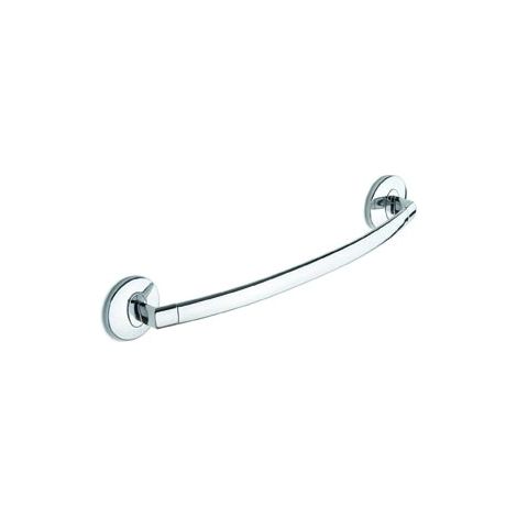 METAFORM - PORTA ASCIUGAMANI A PARETE EOS 788 - IN OTTONE CROMATO - LUNGHEZZA 56CM