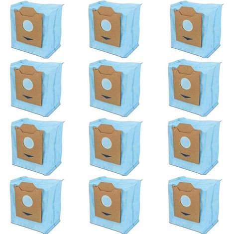 Lot de 12 Sacs à Poussière pour Aspirateur Yeedi Cube Recharges pour Aspirateur Robot