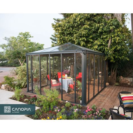 Canopia Ledro Cenador Cerrado de Aluminio 3.6X3.6 m (1/5)