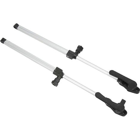 Lot de 2 barres de support de fenêtre pour camping-car, caravane ou remorque (310 x 435 mm). (1/4)
