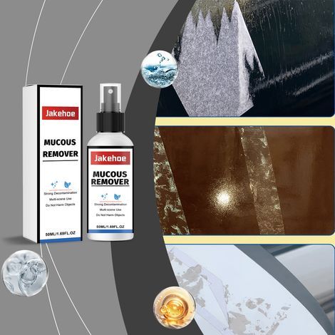 Adhesive remover for house windows, car windows and glass - Daily cleaning and stain removal - 50 ml (1/5)