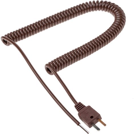Câble pour thermocouple type T RS PRO, 2m, temp. max. +125°C, gaine Polyuréthane ( Prix pour 1 ) (1/2)