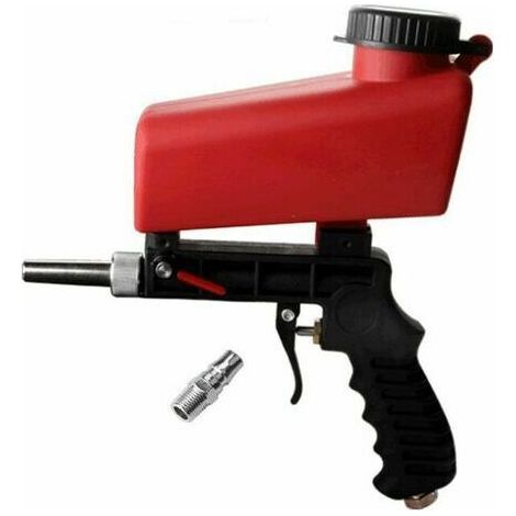 Pistolet de sablage pneumatique Petite machine de sablage pneumatique à gravité portable (1/5)