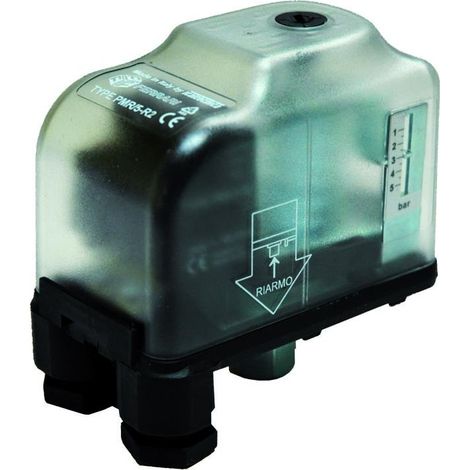 Pressostato di blocco a riarmo manuale per riscaldamento 1÷5bar ø1/4"F 110190