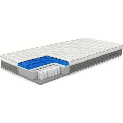 Materasso Molle e Memory Singolo 90x195 cm Dispositivo Medico Classe 1 Dormidea Olimpo Hybrid + Omaggio (1/5)