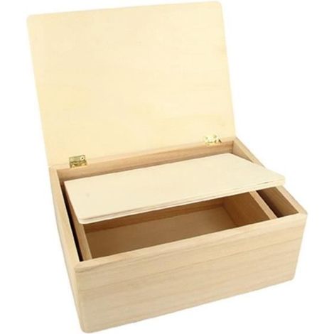 Boîtes rectangulaires en bois 'Artemio' Qté 2 (1/2)