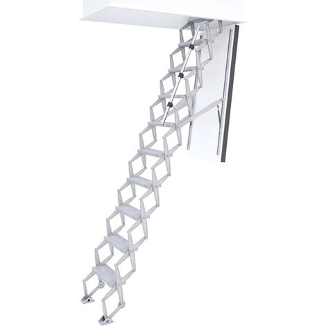 Roto Scherentreppe Holzluke EI2 30 250cm Raumhöhe 120x70cm Rohbaumaß