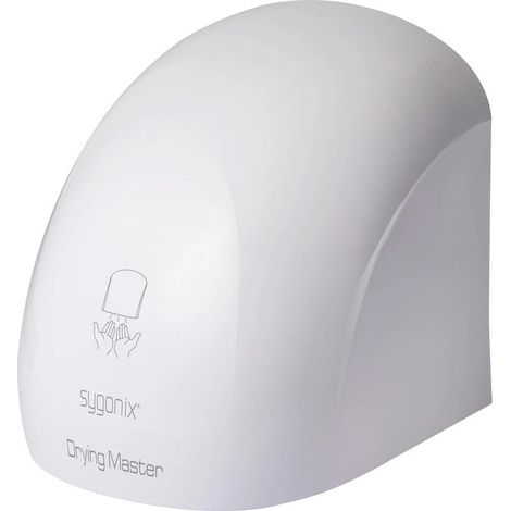 [GEBRAUCHT] B-Ware Sygonix Händetrockner Handtrockner Automatik Sensor Weiß ABS 2000W SY-6770698 (1/2)