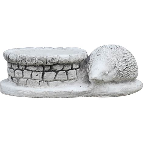 Figurine de hérisson résistante au gel avec un contenant pratique - Décoration de jardin parfaite et cadeau unique pour les naturalistes (1/5)