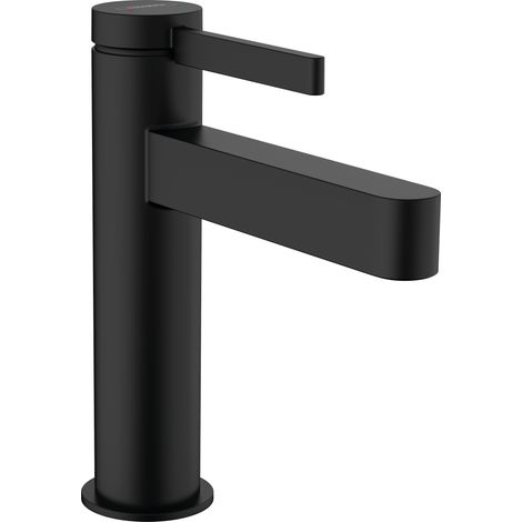 Hansgrohe Finoris - Mitigeur de lavabo 110, Push-Open, EcoSmart, noir mat 76023670 (1/10)