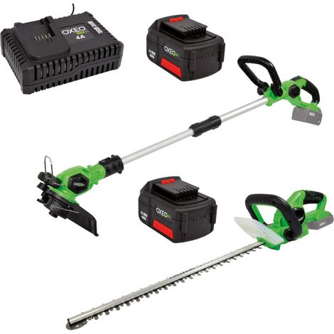 Ensemble special coupe EASY FULL : coupe bordure / taille haie avec 2 batteries 4A et chargeur 4A (1/5)