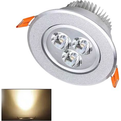 Projecteurs de plafond en aluminium LED-Lumière chaude 3w fros (1/2)