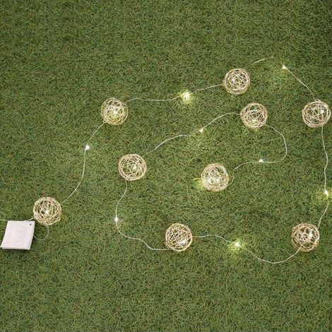 SET 9 PALLE 5 CM CON LUCE LED
