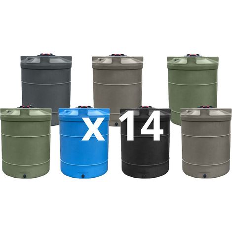 Cuves de stockage eau 3000l-lot de 14 (1/2)