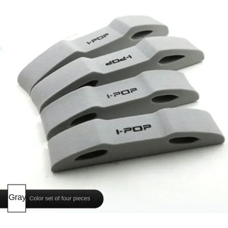 (gris) Autocollant anti-collision pour voiture, bande de protection en mousse pour rétroviseur intérieur, bande anti-collision pour poignée de porte, protection anti-rayures (1/4)