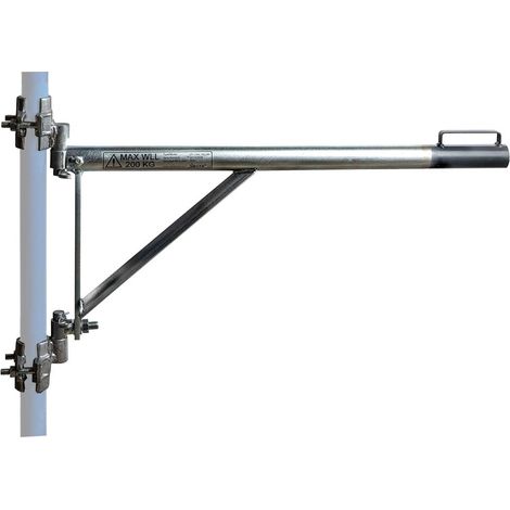 DELTA Schwenkbarer Ausleger mit Scharnieren 95 cm - 200kg - für Seilwinde DKL