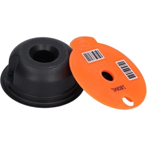Capsule de Café - SURENHAP - Rechargeable - Acier Inoxydable - Orange - 180ML (1/4)