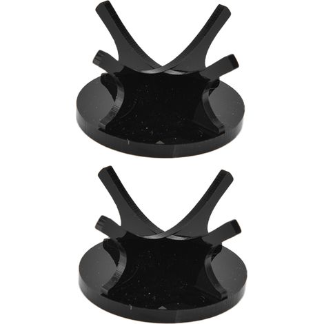 2 supports à balles de golf, haute stabilité, grande robustesse, présentoir simple pour balles de baseball, noir, 2 pièces (1/5)