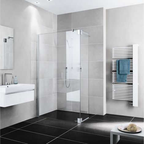 Kermi WALK-IN PASA XP T1L 0750x 1850 BV : 714-744 SIMG verre trempé transparent (1/5)