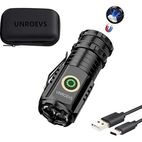 Mini lampe torche 2550 lumens rechargeable par USB-C (1/3)
