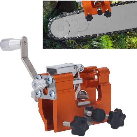 Pince abrasive portable pour tronçonneuse, tête d'affûtage manuelle pour tronçonneuse (1/5)
