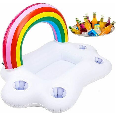 Pool-Schwimmhilfe, schwimmende Poolbar, aufblasbare Poolbar, aufblasbarer Getränkehalter