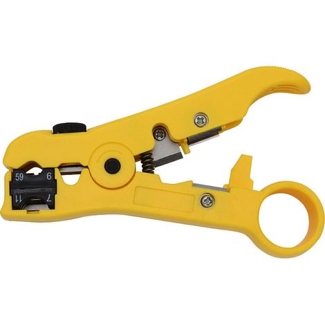 Pince à dénuder multifonctionnelle pour câbles coaxiaux UTP/STP RG59 RG6 RG7 RG11