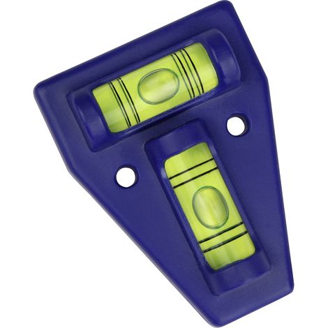 Calima 46014 Kreuz-Wasserwaage mit Bohrschablone 60 mm (1/3)