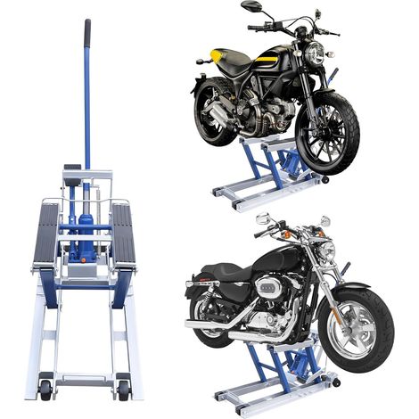 Table élévatrice hydraulique de moto, support de réparation de moto, peut porter 680 kg