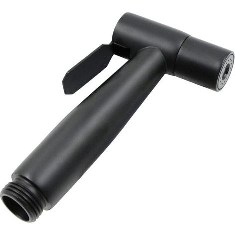 Douchette Toilette Douche Robinet Wc - Pièce Rechange En Acier Inoxydable 304, Hygiène Et Nettoyage Des PoêLes De Lit, Pour Cuisine, Douche, Salle De Bain, Noir (Tête De Pulvérisation Uniquement) (1/4)