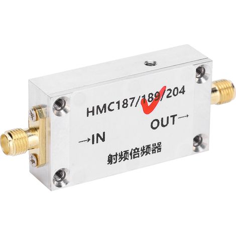 Doubleur de fréquence HMC189, multiplicateur radio RF en alliage d'aluminium, amplificateur radio (1/5)