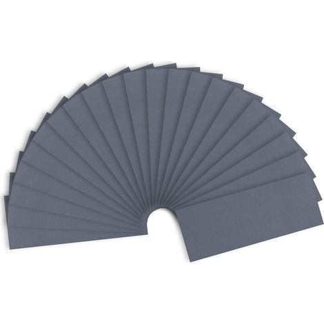 Papier abrasif grain 3000, feuilles de ponçage humide et sec 9x3,6 pouces pour finition meubles en bois, polissage métal et carrosserie auto, lot de 21 (1/5)