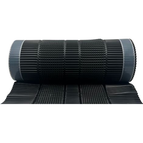 Sottocolmo Ventilato Alluminio – Nero – 1 pezzo