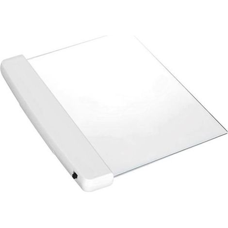 Lampe De Lecture - Panneau LED Transparent - Pour Lecture Au Lit Ou En Déplacement - Alimentée Par 3 Piles AAA - 1 Pièce (1/4)